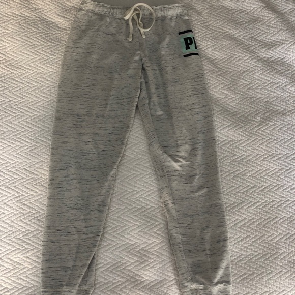 PINK Light Grey Joggers - Picture 2 of 6